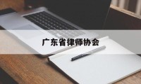 广东省律师协会(广东省律师协会会长欧永良)