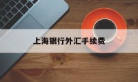 上海银行外汇手续费(上海银行外汇手续费收取标准)